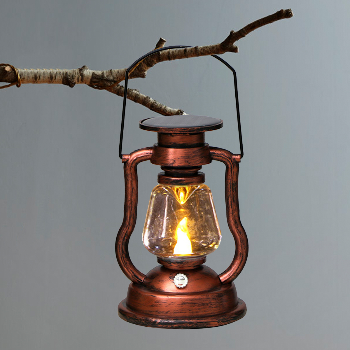 Solar Lantern Hanging - Vintage Lantern Portable Camping Light Outdoor