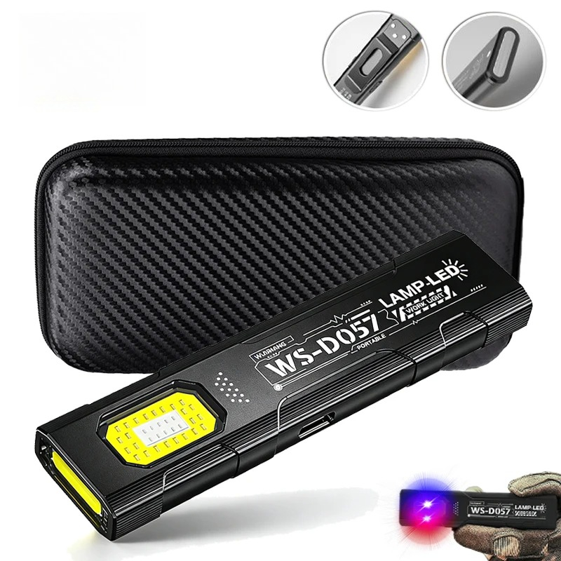 Outdoor Lighting Beacon - LED Keychain Flashlight USB C Rechargeable