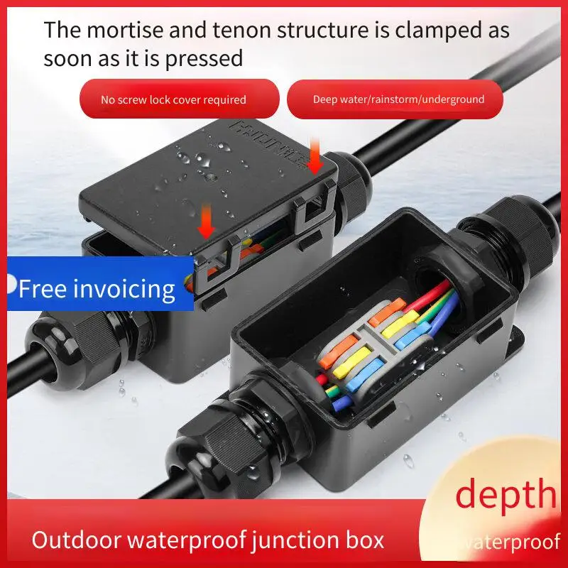 Outdoor Lighting Junction - Outdoor Waterproof Cable Terminal Block Connector