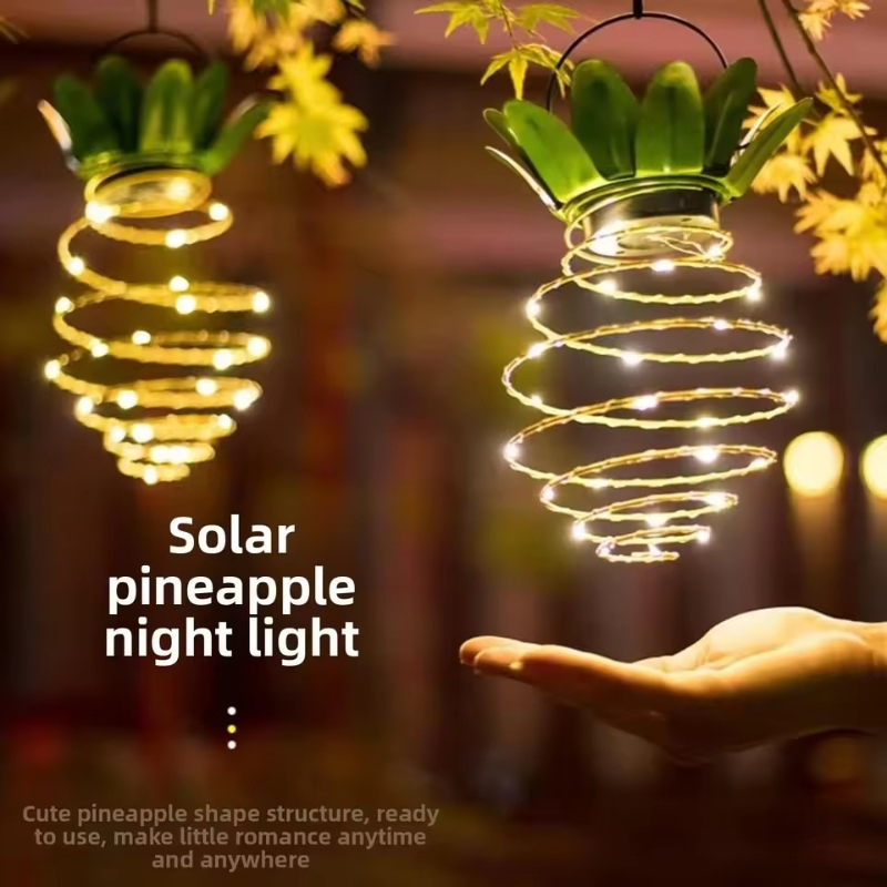 Solar Lantern Hanging - Solar Charging Light LED Copper Wire