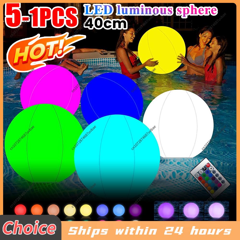 Outdoor Lighting Around Pool - Inflatable Pool LED Balloon Remote Control
