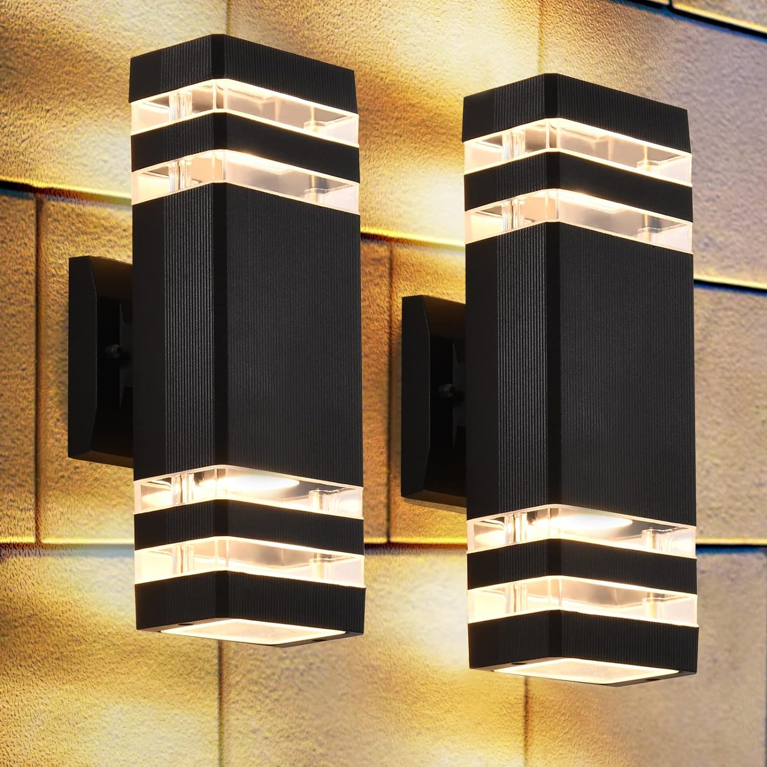 Outdoor Lighting Glass Replacement - Waterproof LED Wall Light Outdoor Up