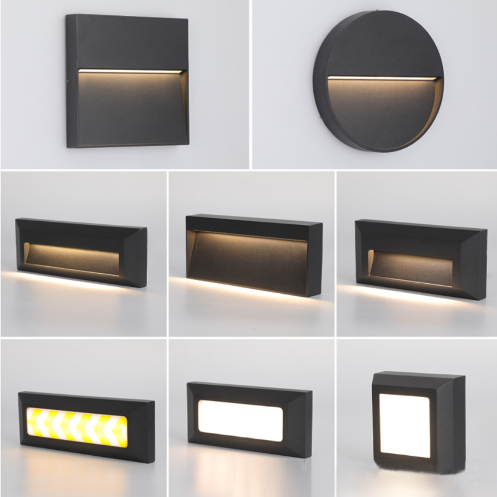 Outdoor Lighting With Outlet - Outdoor LED Wall Lamps Surface Mount