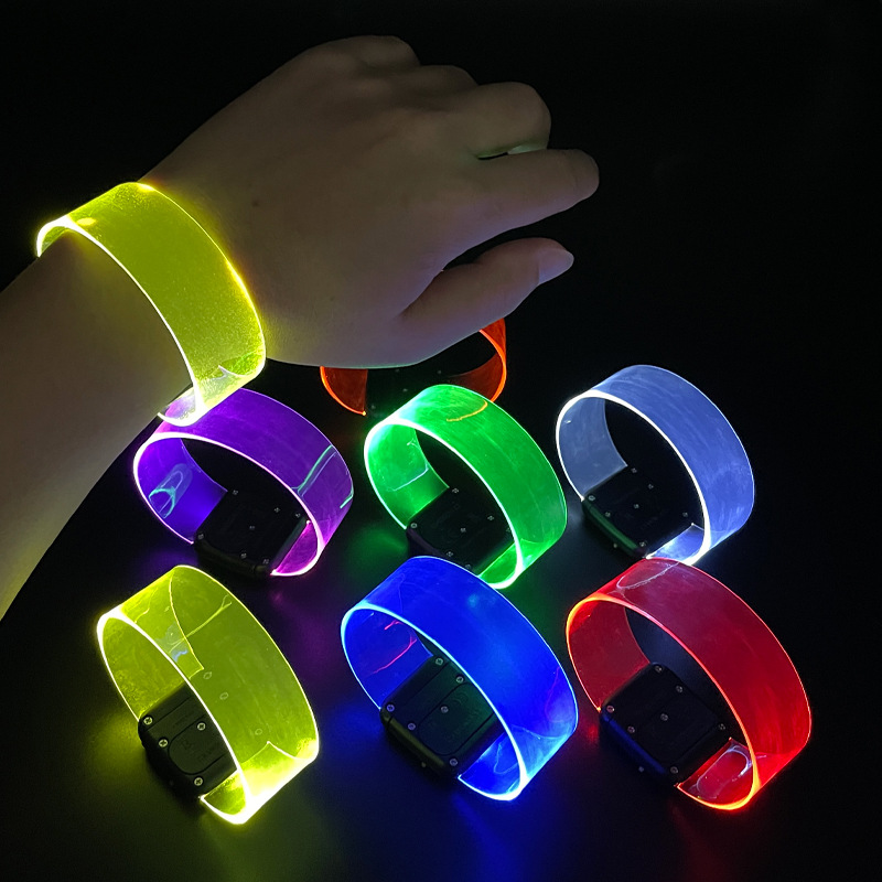 Outdoor Lighting Event - 20/100/500pcs Luminous Bracelet LED Battery Fluorescence