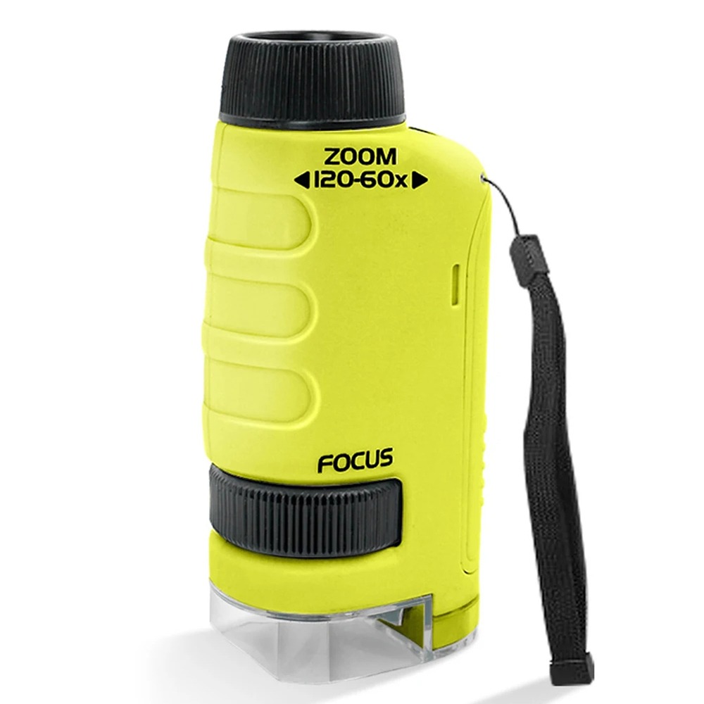 Outdoor Lighting Kits - 1Pcs 60-120X Pocket Microscope Mini Outdoor