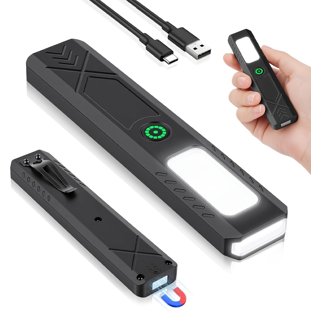 Outdoor Lighting Beacon - Rechargeable LED Handheld Flashlight 600LM Powerful