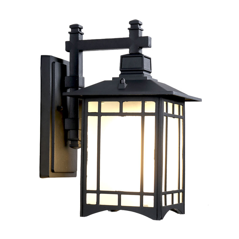 Outdoor Lighting With Outlet - Đèn Tường Chống Nước Hiện Đại