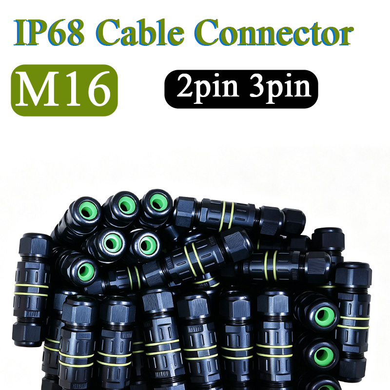 Outdoor Lighting Junction - 2Pin 3Pin M16 Cable Connector M25S