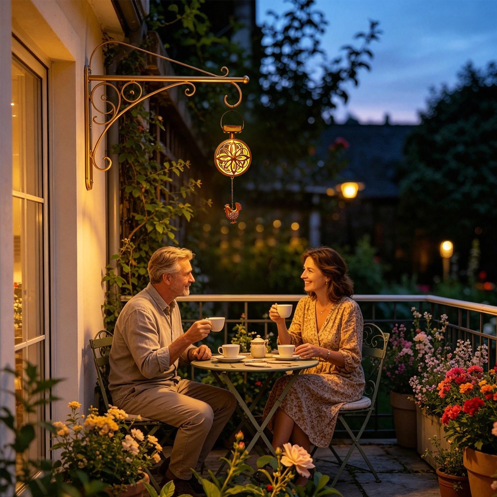 Solar Outdoor Hanging Pendant  - đánh giá và giá Outdoor Lighting Yellow