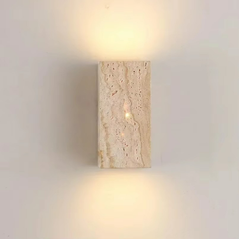 Yellow Travertine Stone Wall M - đánh giá và giá Outdoor Lighting With Outlet