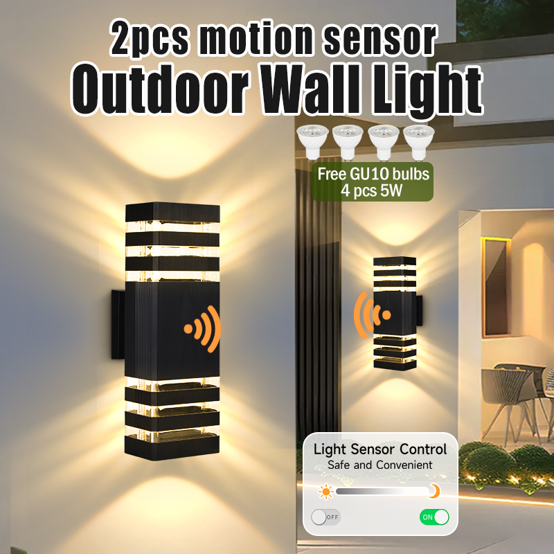 Sensor Light Outdoor Wall Lamp - đánh giá và giá Outdoor Lighting With Outlet