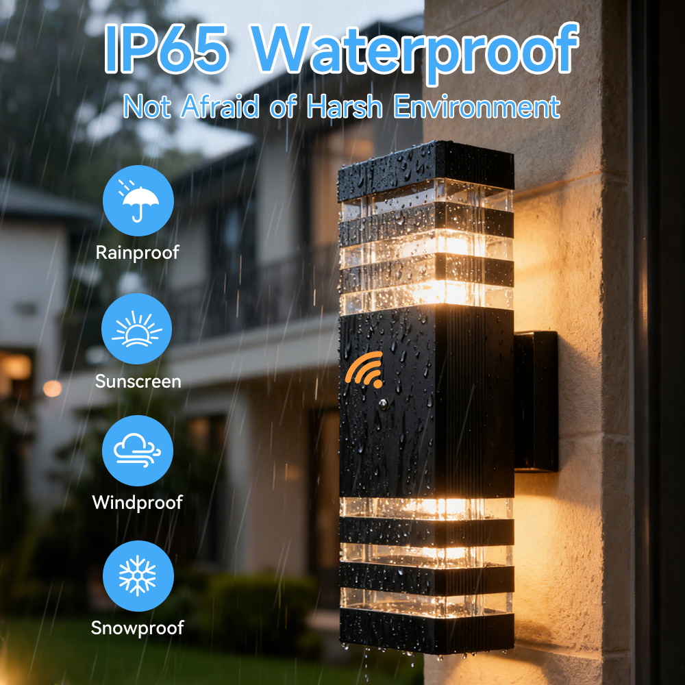 Sensor Light Outdoor Wall Lamp - đánh giá và giá Outdoor Lighting With Outlet