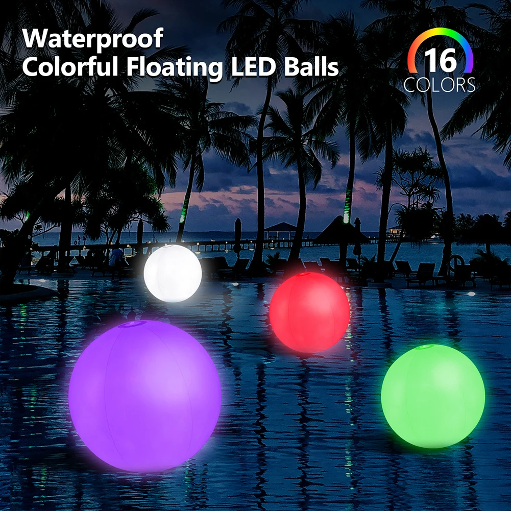 Inflatable Pool Beach Ball 16  - đánh giá và giá Outdoor Lighting Around Pool