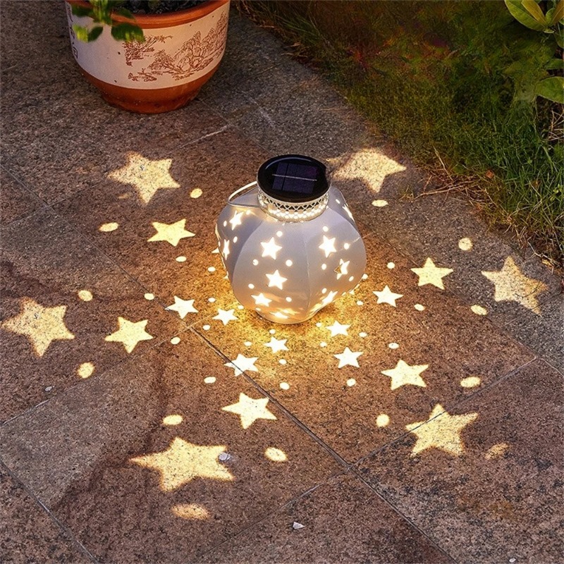 Garden Star Projector Lamp Han - đánh giá và giá Solar Lantern Hanging