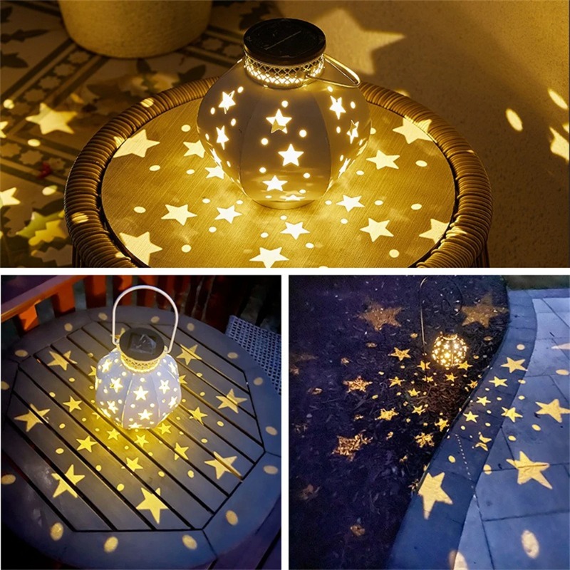 Garden Star Projector Lamp Han - đánh giá và giá Solar Lantern Hanging