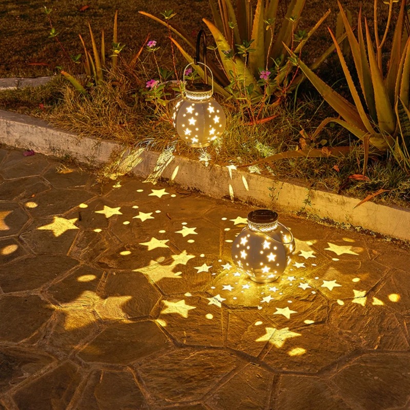 Garden Star Projector Lamp Han - đánh giá và giá Solar Lantern Hanging