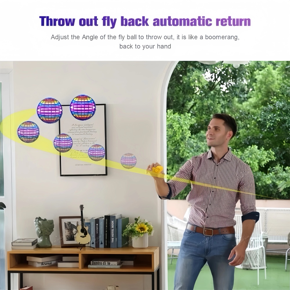 Flying Orb Boomerang Ball LED  - đánh giá và giá Outdoor Lighting Battery Operated
