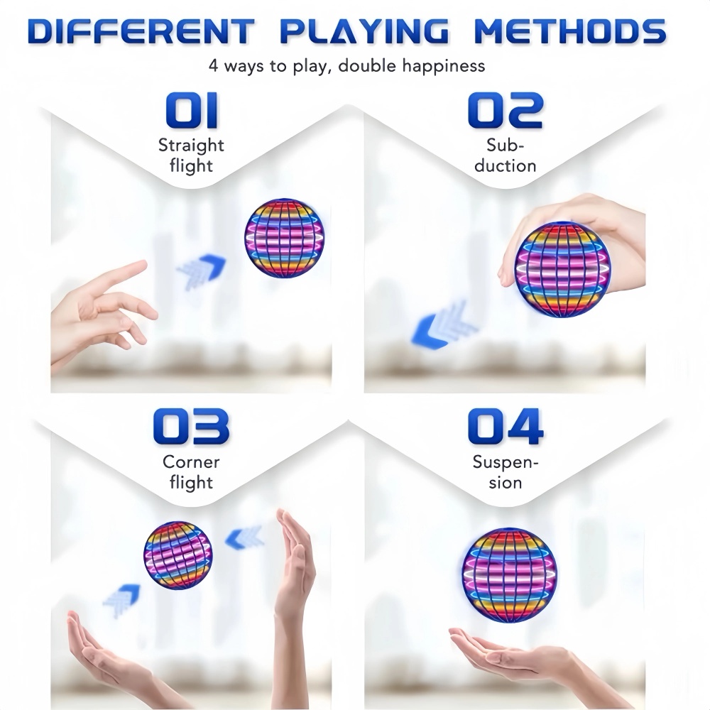Flying Orb Boomerang Ball LED  - đánh giá và giá Outdoor Lighting Battery Operated
