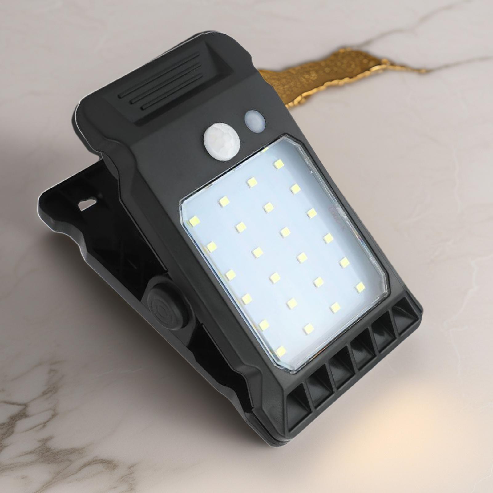 Clip Solar Lights Outdoor Smar - đánh giá và giá Umbrella Led Clip