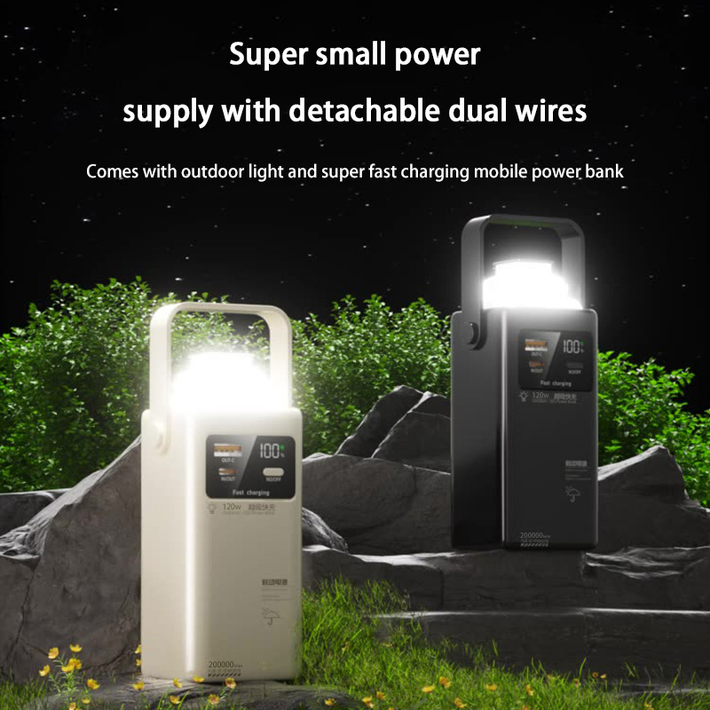 120W Power Bank 200000mAh Larg - đánh giá và giá Outdoor Lighting Battery Operated