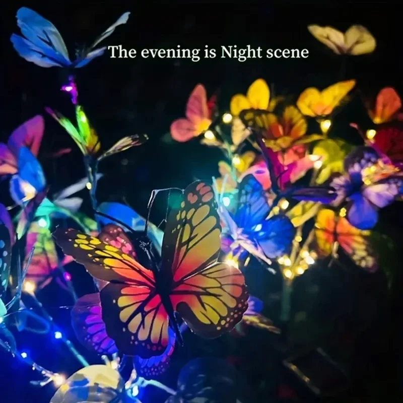 Solar LED Butterfly Garden Lig - đánh giá và giá Photocell Outdoor Lighting
