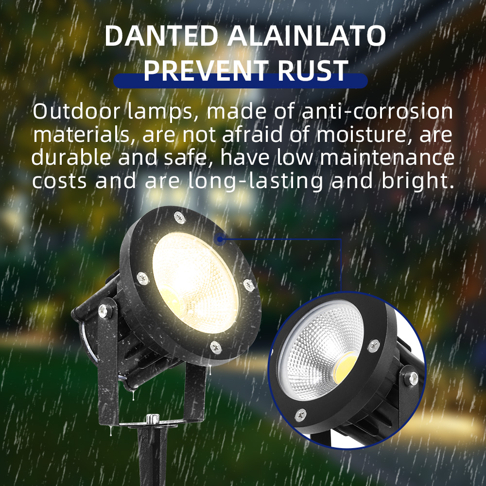 LED GU10 Garden Lighting Lawn  - đánh giá và giá Outdoor Lighting Spotlight