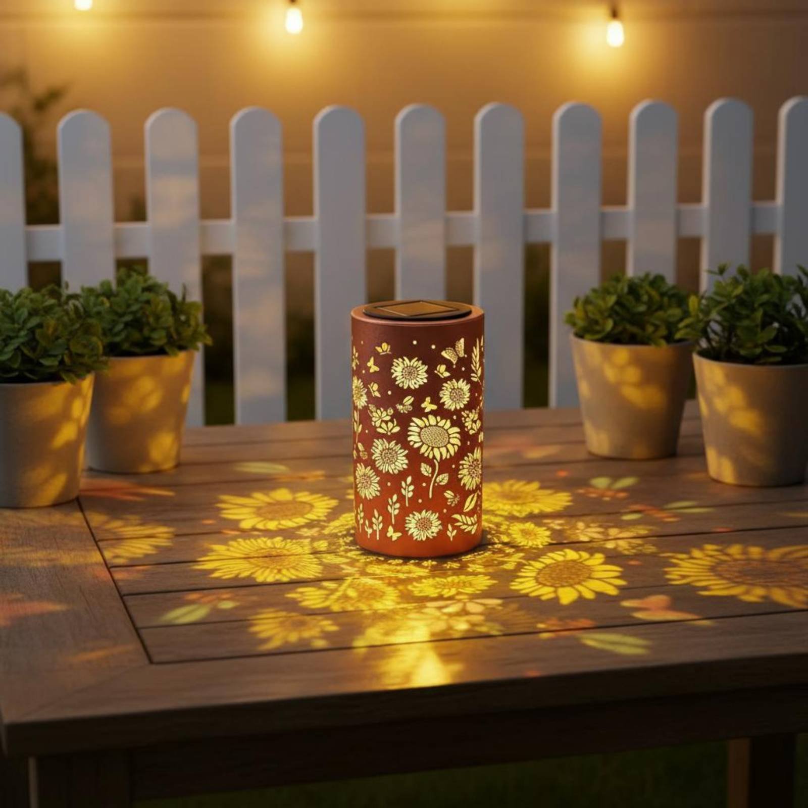 Colorful Sunburst Solar Lanter - đánh giá và giá Solar Lantern Hanging