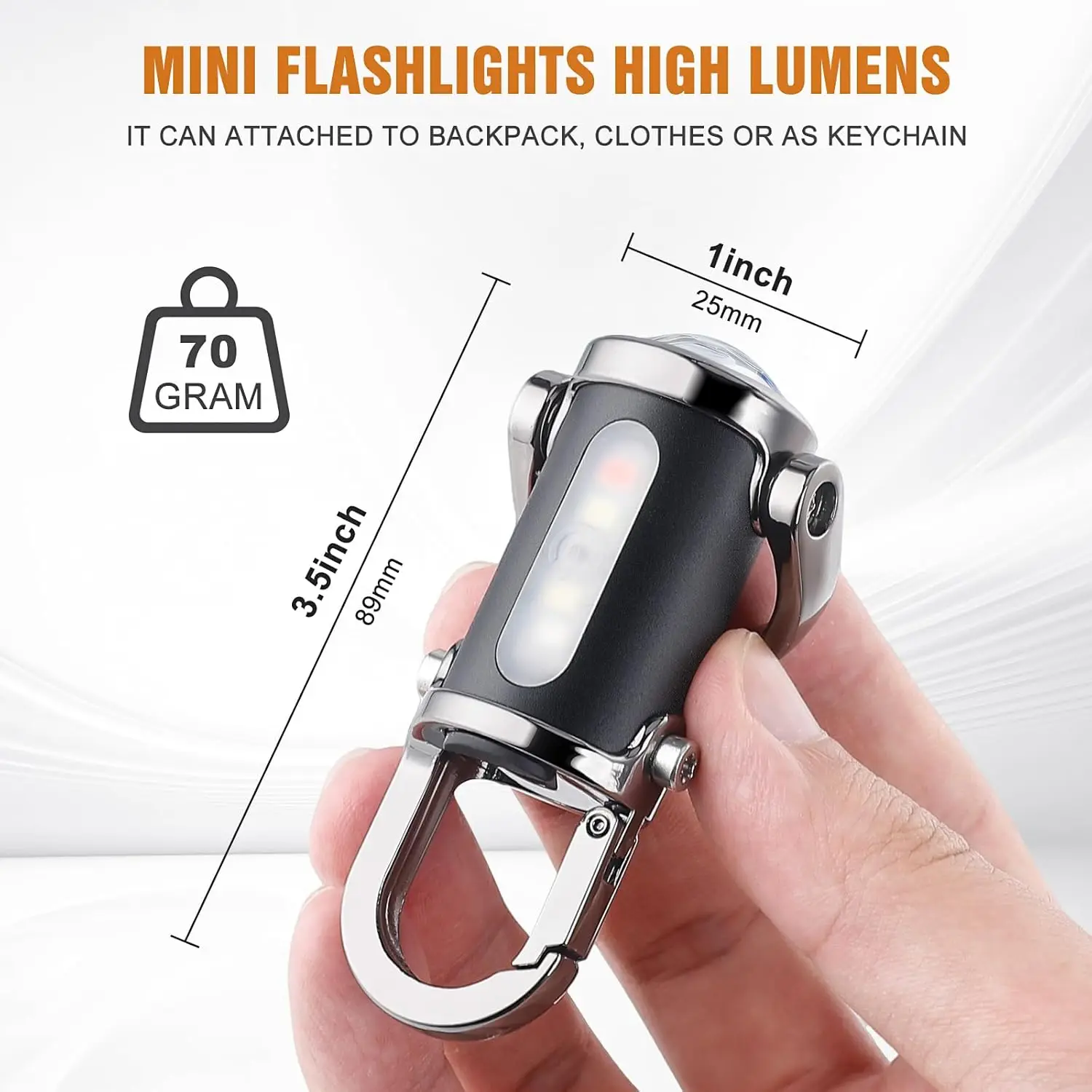 Mini Keychain Flashlight Recha - đánh giá và giá Outdoor Lighting Beacon