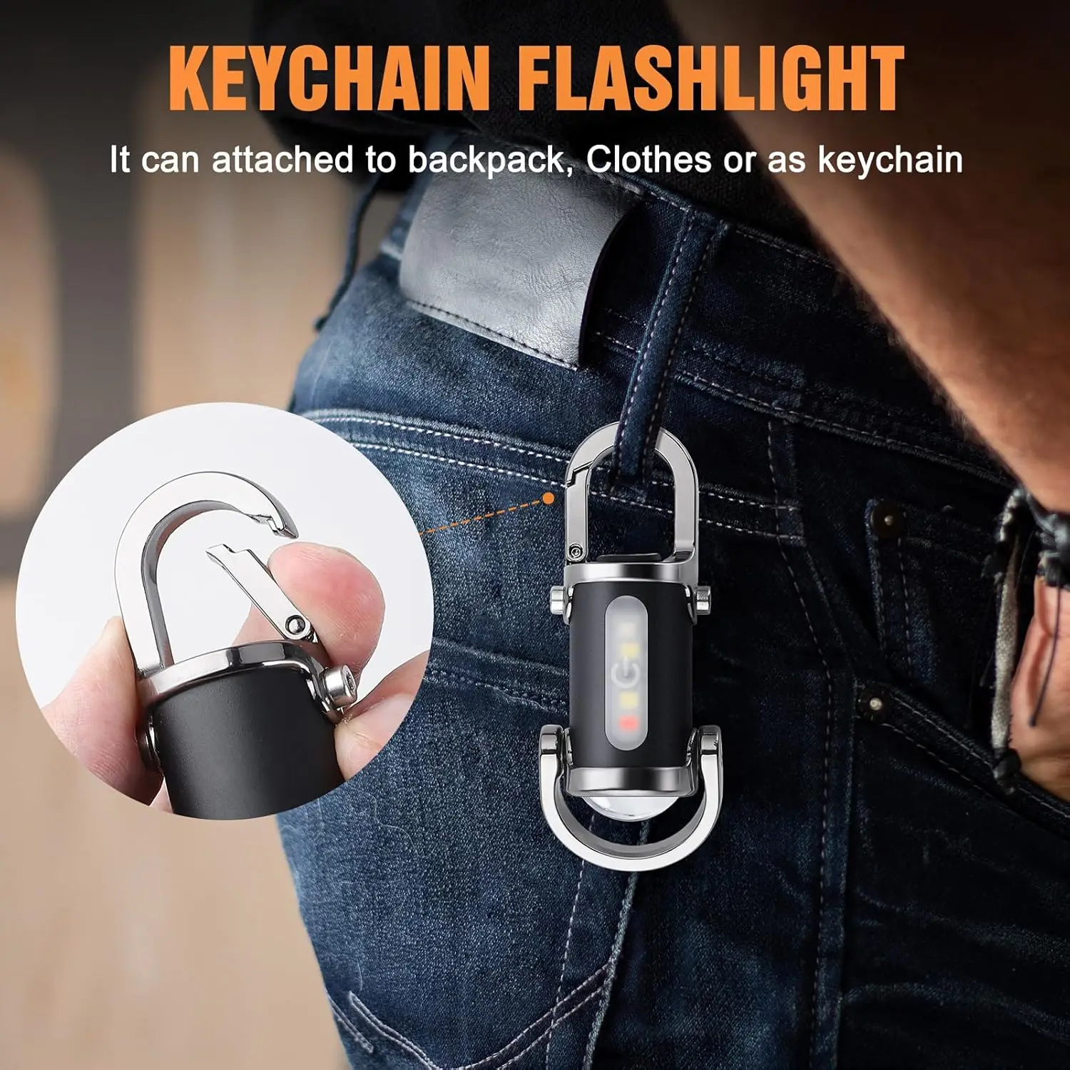Mini Keychain Flashlight Recha - đánh giá và giá Outdoor Lighting Beacon