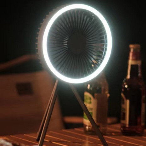 Portable Camping Fan with LED  - đánh giá và giá Outdoor Lighting Ideas