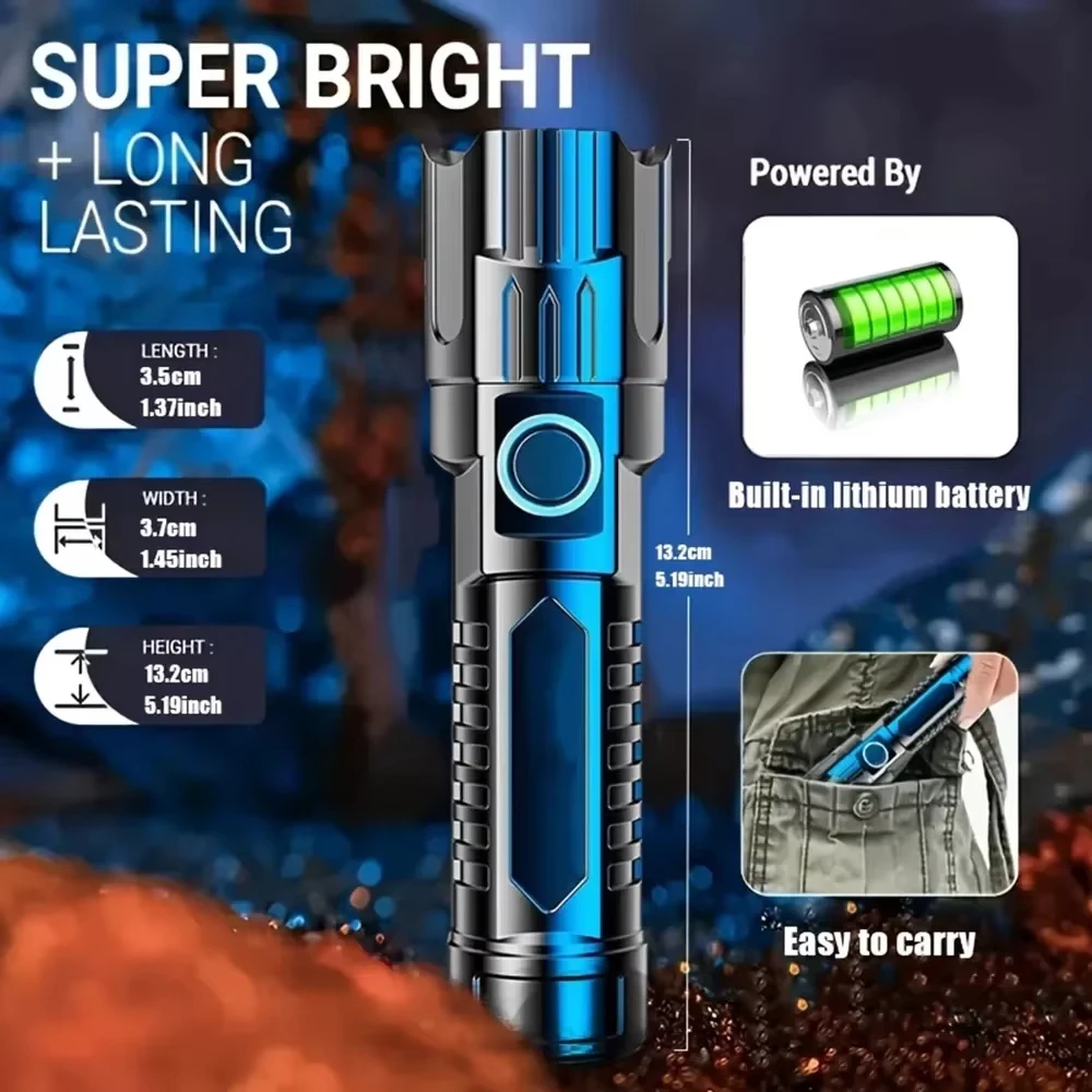 Super Bright LED Flashlight US - đánh giá và giá Outdoor Lighting Spotlight