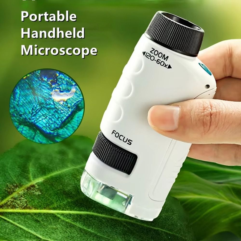 1Pcs 60-120X Pocket Microscope - đánh giá và giá Outdoor Lighting Kits