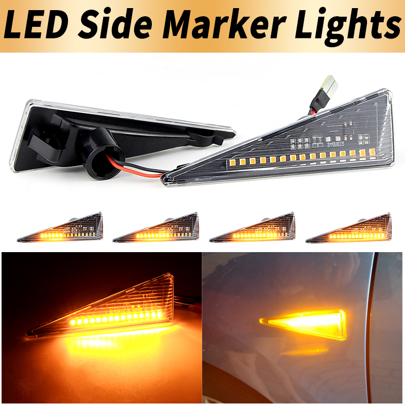 2PCS LED Turn Signal Side Mark - đánh giá và giá Outdoor Lighting Yellow