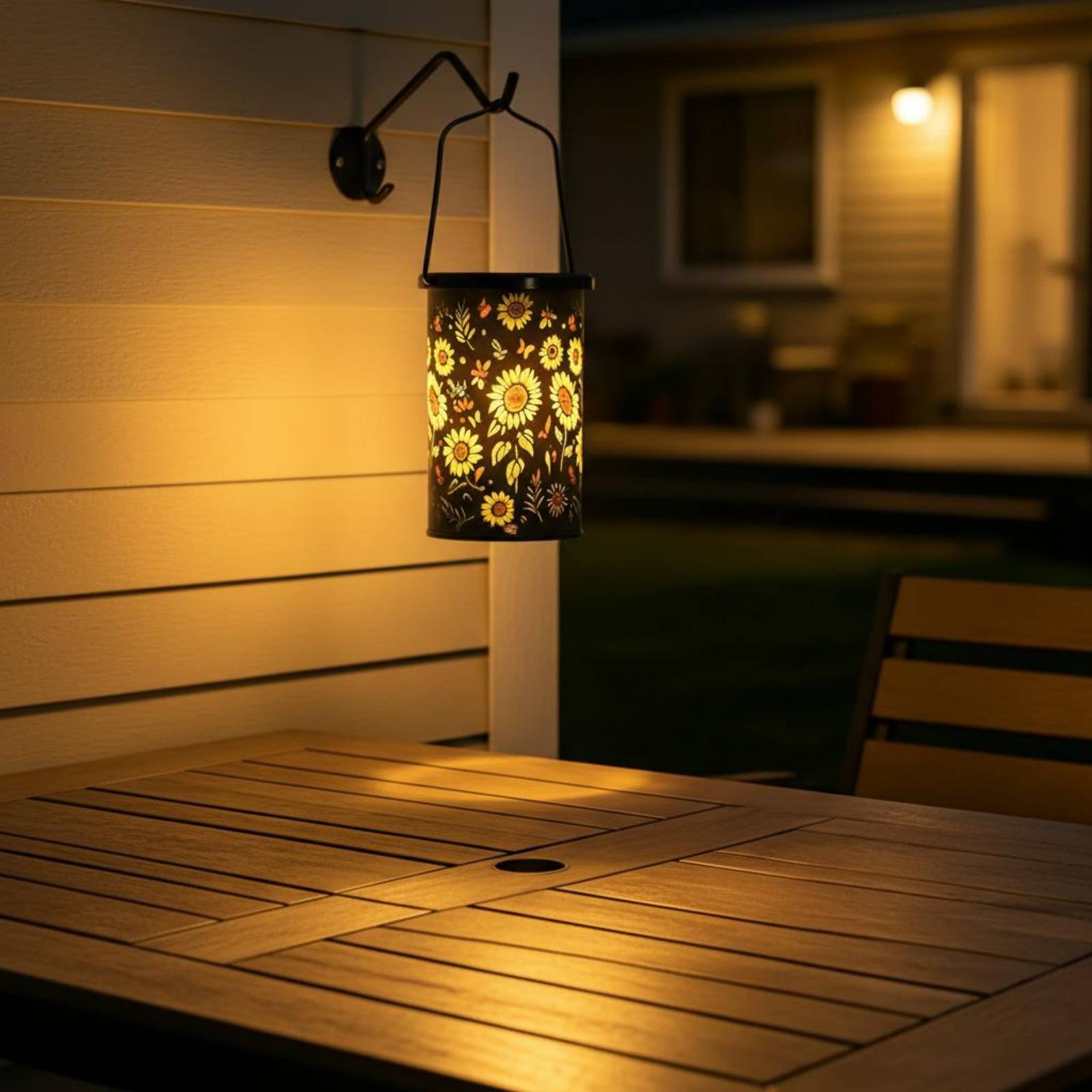 Floral Lantern Vintage Design  - đánh giá và giá Solar Lantern Hanging