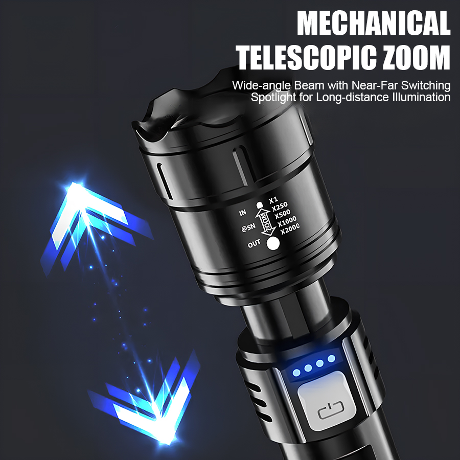 High Power P50 LED Flashlight  - đánh giá và giá Outdoor Lighting Beacon