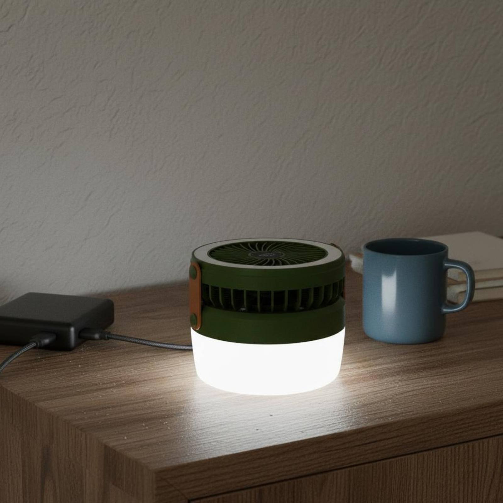 Solar Camping Fan Lantern Fold - đánh giá và giá Solar Lantern Hanging