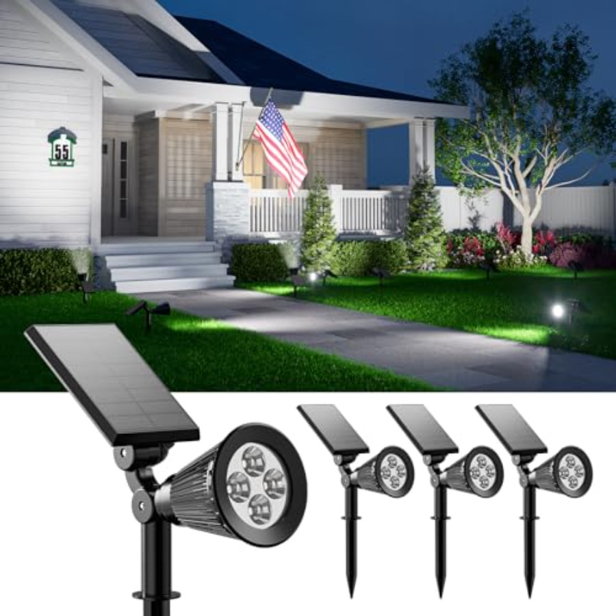 Solar Spotlights Outdoor Water - đánh giá và giá Outdoor Lighting Spotlight