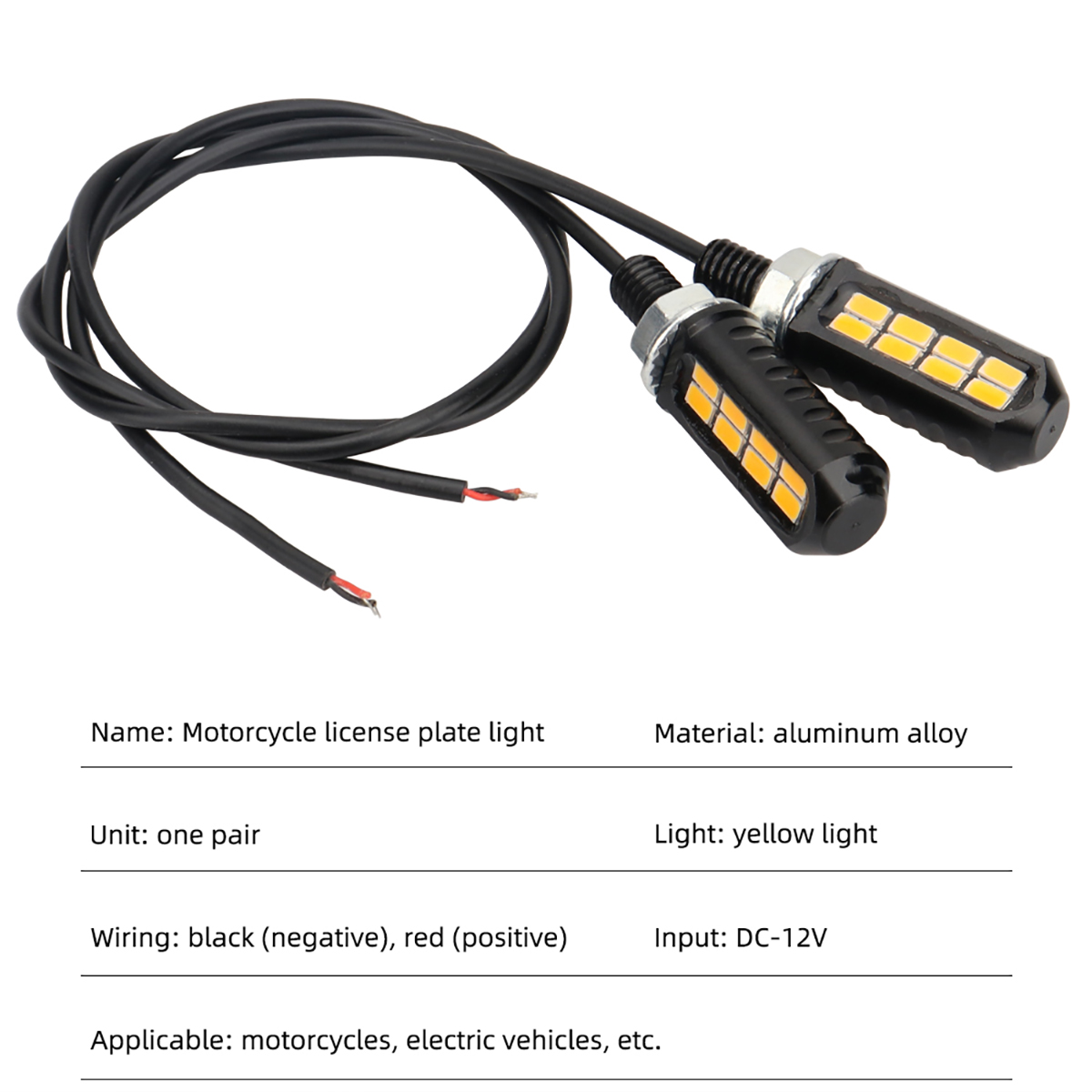 1pair Motorcycle LED Bulb 8SMD - đánh giá và giá Outdoor Lighting Yellow