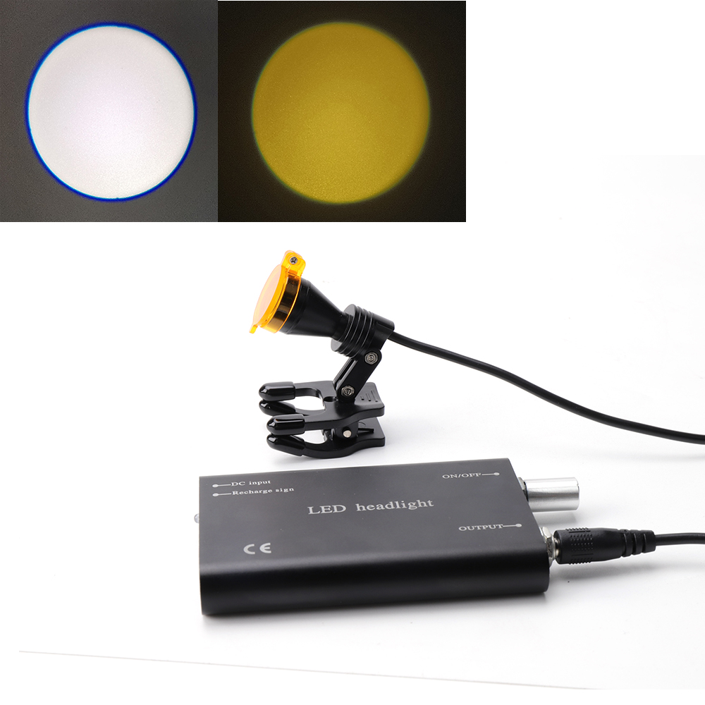 LED Dental Head Light Lamp Wir - đánh giá và giá Outdoor Lighting Yellow
