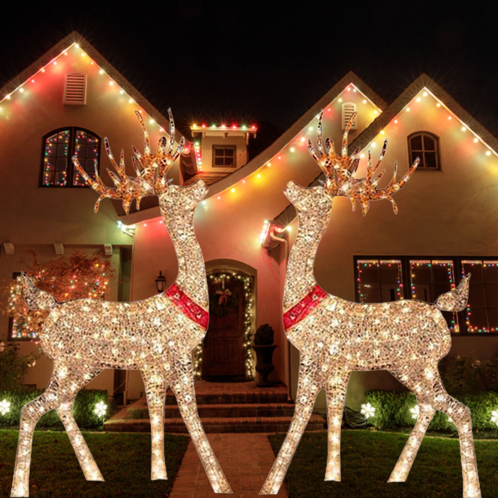 Lighted Christmas Decoration D - đánh giá và giá Outdoor Lighting Event