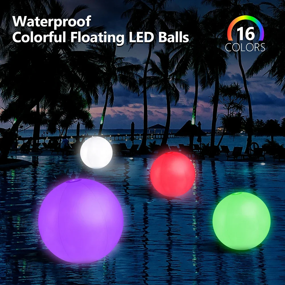 Inflatable Pool Beach Ball 16  - đánh giá và giá Outdoor Lighting Around Pool