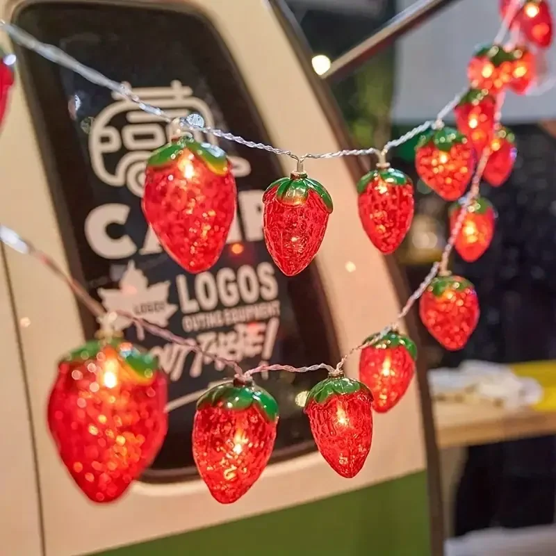 10/20/30/40 LED Strawberry Fai - đánh giá và giá Outdoor Lighting Battery Operated