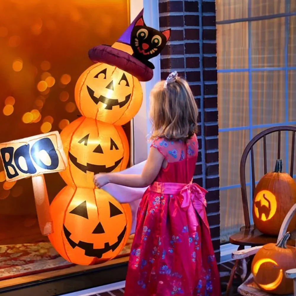 1.6M/5FT Halloween Inflatable  - đánh giá và giá Outdoor Lighting Beacon