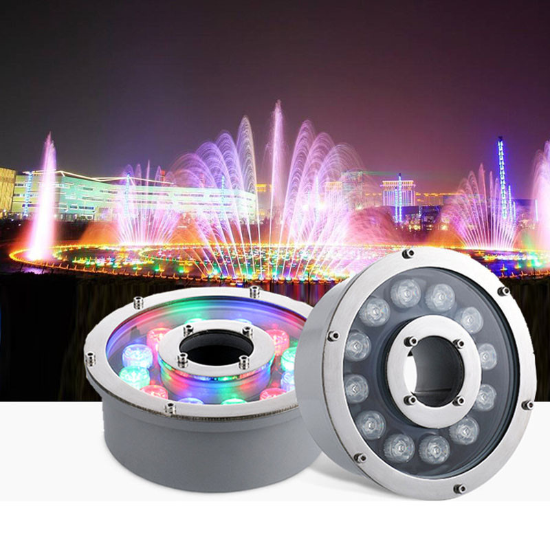 RGB LED Fountain Lamps 12V 24V - đánh giá và giá Outdoor Lighting Around Pool