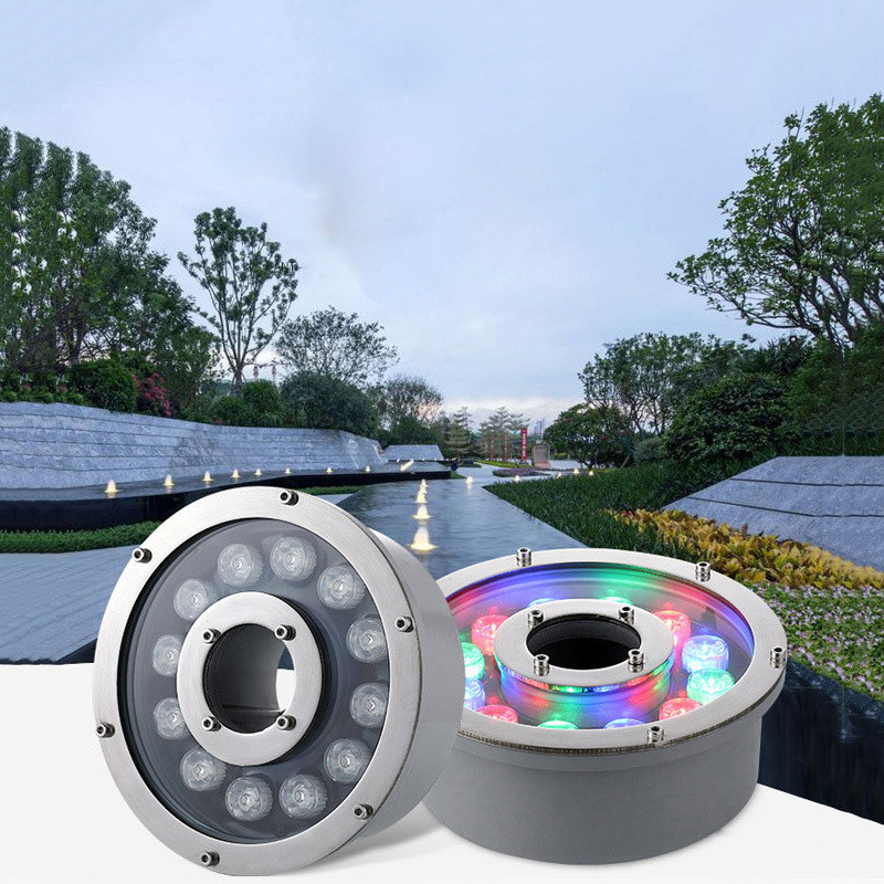 RGB LED Fountain Lamps 12V 24V - đánh giá và giá Outdoor Lighting Around Pool