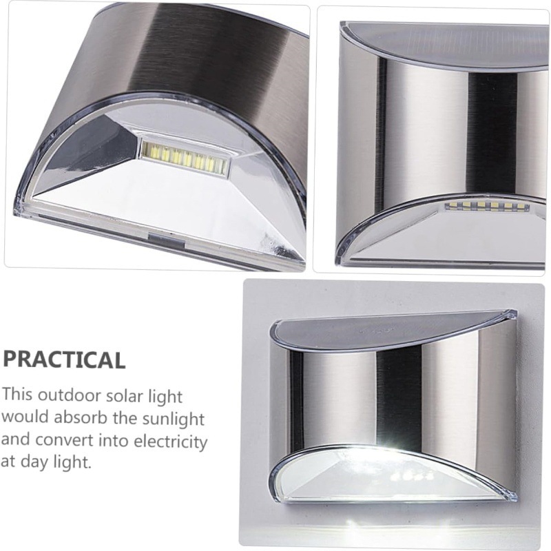 2Pcs Solar Garden Light Stainl - đánh giá và giá Outdoor Lighting With Outlet