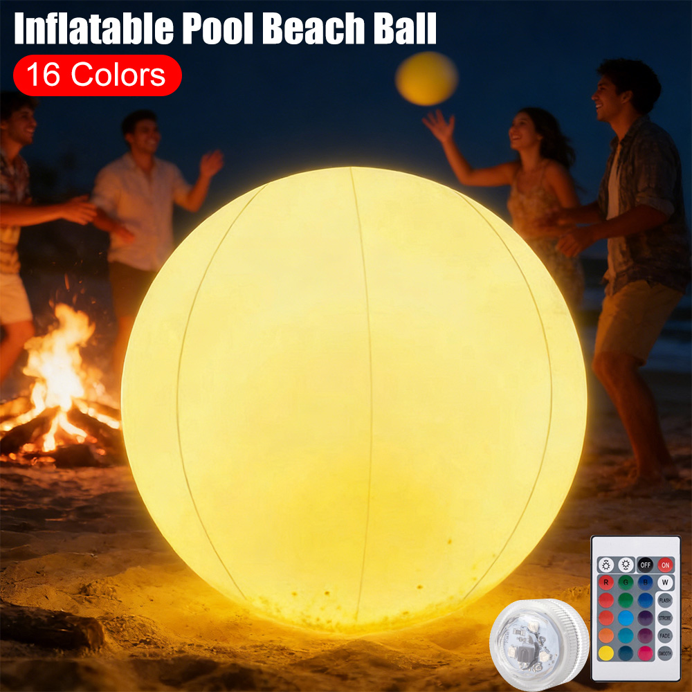 Inflatable Pool Beach Ball Lum - đánh giá và giá Outdoor Lighting Around Pool