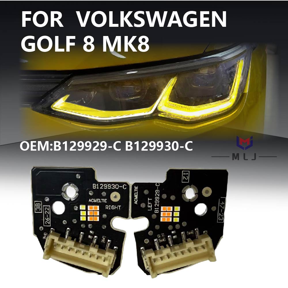 For Volkswagen Golf 8 MK8 B129 - đánh giá và giá Outdoor Lighting Yellow