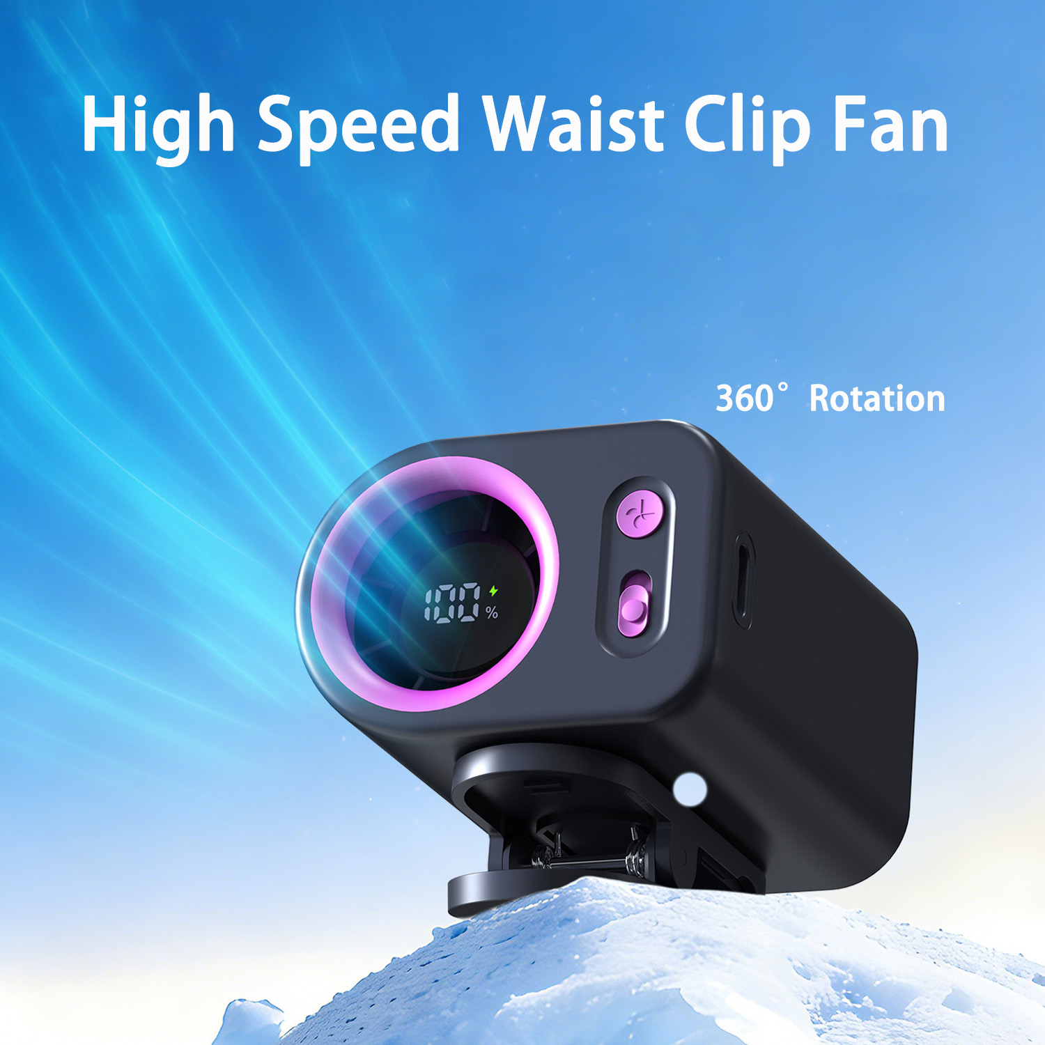 Waist Clip Fan & Umbrella Clip - đánh giá và giá Umbrella Led Clip