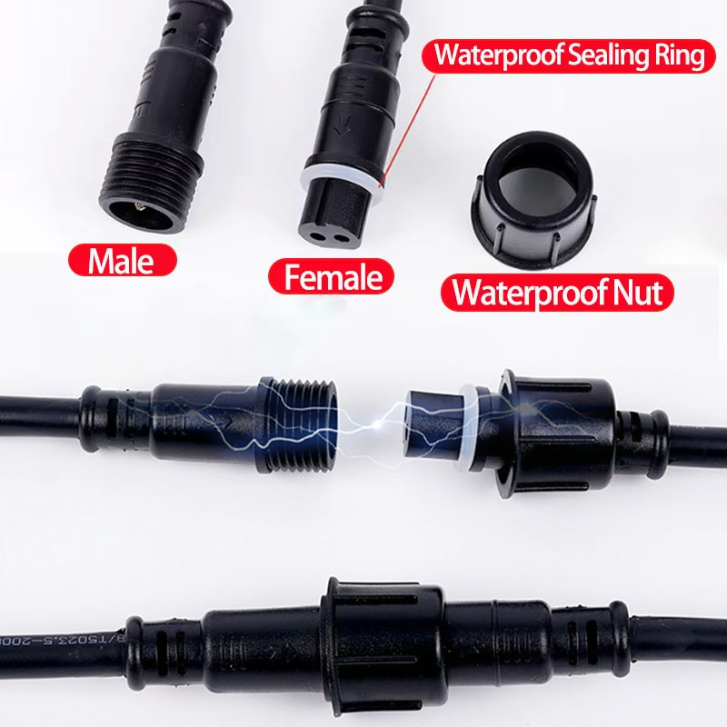 Waterproof Wire Connector Set  - đánh giá và giá Outdoor Lighting Kits